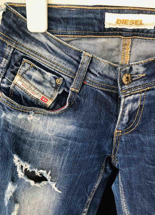 Diesel рваные джинсы скинни оригинал италия3 фото