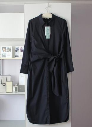 Нова темно синя міді сукня від дорогого бренду robe legere1 фото