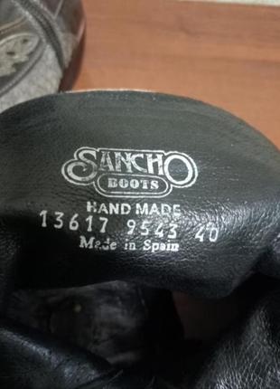 Sancho boots винтажные сапоги-козаки, ботильоны оригинал7 фото