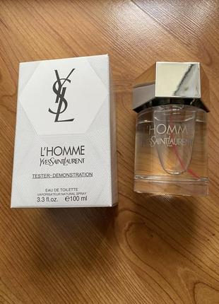 Мужские духи yves saint laurent l’homme edt (тестер) 100 ml.