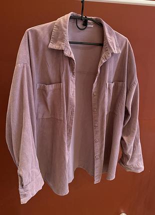 Оверсайз сорочка h&m