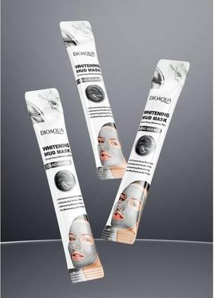 Маска з грязями мертвого моря bioaqua whitening mud mask, 8 мл