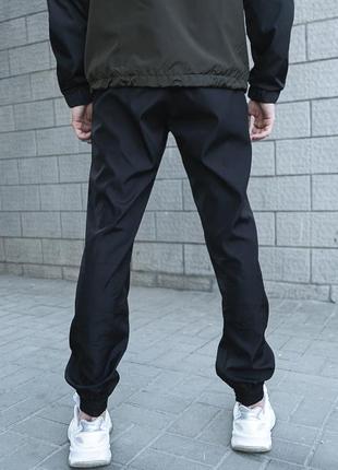 Спортивные мужские штаны удобные на каждый день черные | спортивные брюки на манжетах5 фото