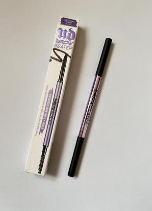 Urban decay brow beater waterproof brow pencil & brush олівець для брів