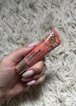 Блиск для губ victoria's secret flavored lip gloss peach meringue 13 г1 фото