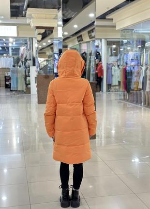 Жіноче оранжеве пальто від towmy4 фото
