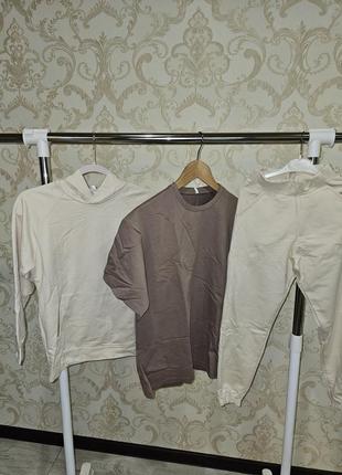 Костюм трійка: худі, штани, футболка 134 розмір5 фото