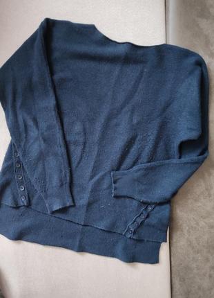 Нарядна кофта, светр, з опущеним рукавом м л 46 48 р