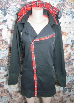 Готическая винтажная куртка со шнуровкой