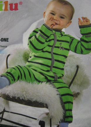 Флісовий чоловічок поддева  lupilu р.74-80 (6-12 міс),