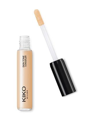 Kiko milano skin tone concealer разглаживающий жидкий консилер для естественного покрытия1 фото