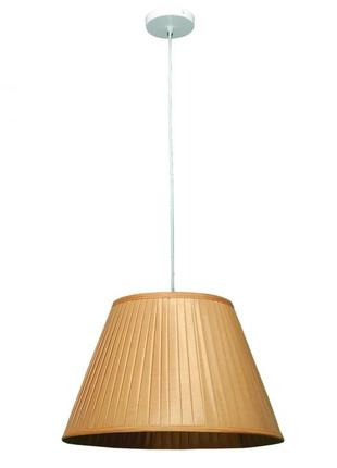 Підвіс - абажур бежевий текстильний l05-1 gd