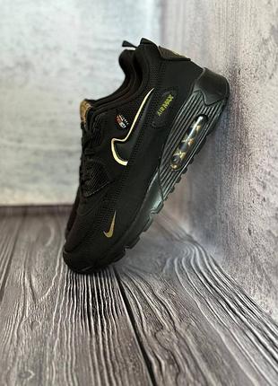 Кроссовки мужские, nike air max 90 black gold