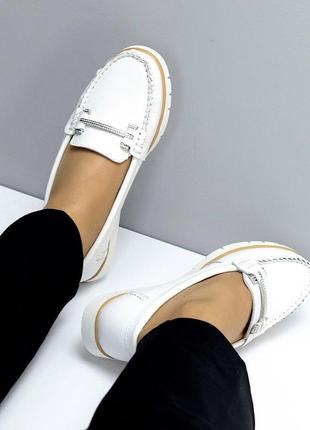 Мокасини шкіряні