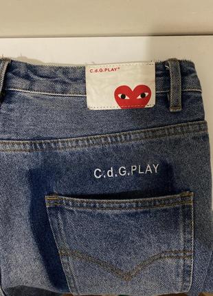 Джинси comme des garçons play