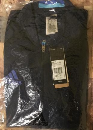 Куртка парадна темно-синя із застібкою adidas condivo 165 фото