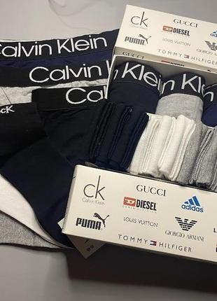 Труси 3шт + 9 пар шкарпеток кельвін calvin klein/u5-s2