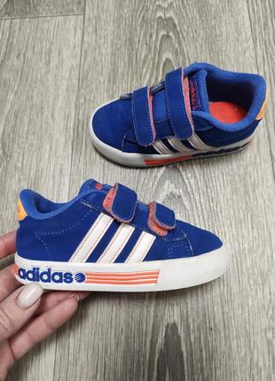 Кроссовки кросівки на мальчика на липучках adidas 24p1 фото