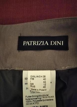 Скидка. юбка миди на подкладке с карманами patrizia dini.4 фото