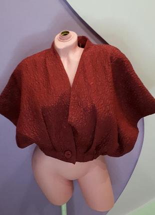 Люкс 🇮🇹 итальялия женская жилетка жилет оригинал винтаж летучая мышь болеро