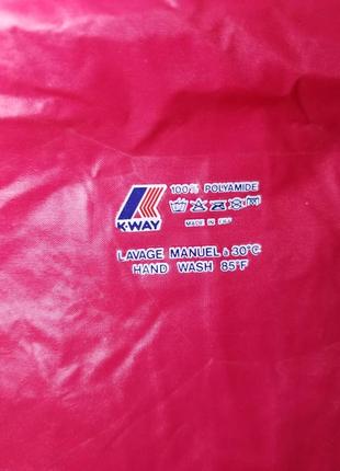 Дощовик k-way packable raincoat jacket8 фото