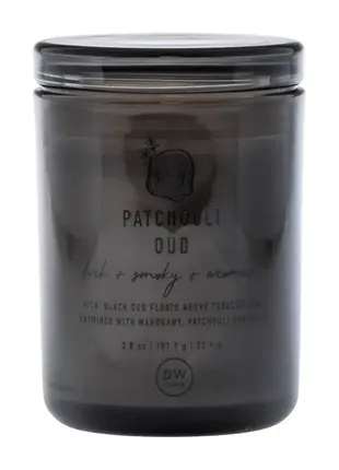 Ароматическая свеча dw home patchouli oud