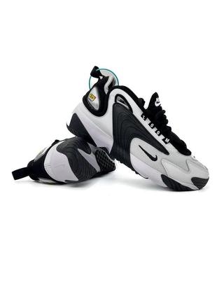 Nike zoom 2k black/white1 фото