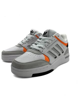 Чоловічі кросівки ( унісекс)adidas drop step white orange7 фото