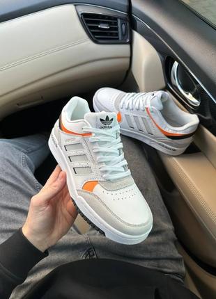 Чоловічі кросівки ( унісекс)adidas drop step white orange8 фото