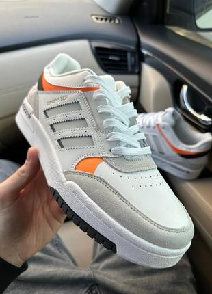 Чоловічі кросівки ( унісекс)adidas drop step white orange6 фото