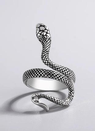 Кольцо змея в двух цветах2 фото