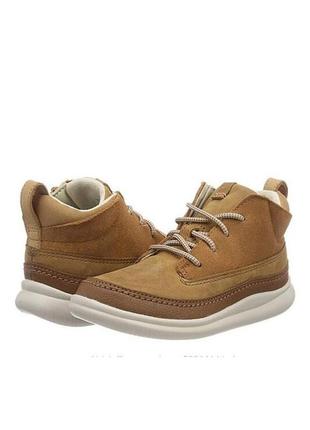 Хайтопи ботінки шкіряні clarks 32