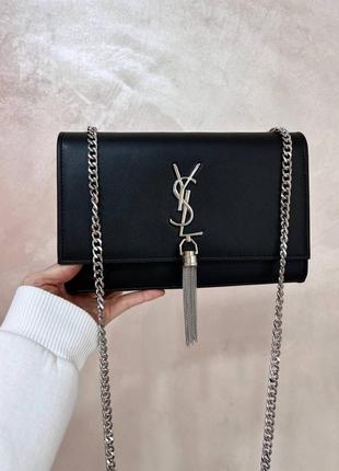 Сумка кожаная ysl kate