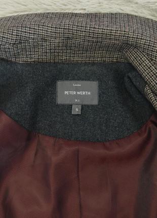 Чоловіча куртка-піджак на молнії peter werth р.s4 фото