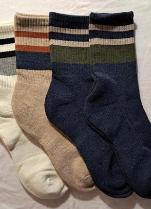 38-42 4 пари зимові чоловічі шкарпетки (з утепленням)1 фото