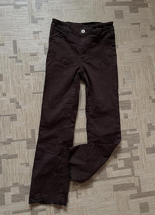 Жіночі джинси шоколадного кольору