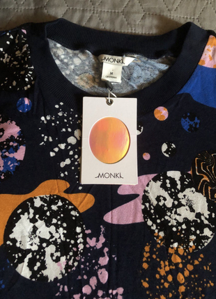 Нова, яскрава, віскозна сукня оверсайз monki, р.м-l-xl5 фото