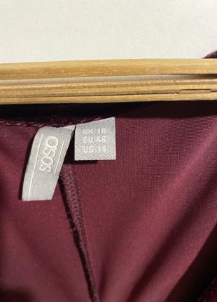 Бархатне плаття від бренду asos 3