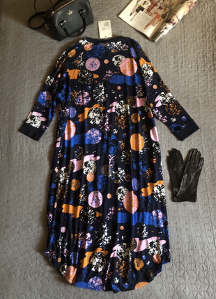 Нова, яскрава, віскозна сукня оверсайз monki, р.м-l-xl8 фото