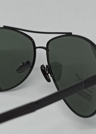 Boguan очки капли мужские солнцезащитные черные в металлической линзы стекло8 фото