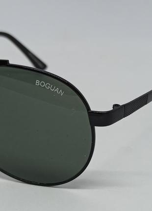 Boguan очки капли мужские солнцезащитные черные в металлической линзы стекло3 фото