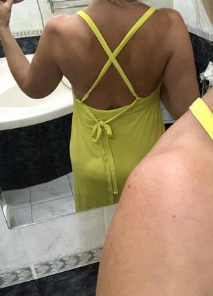 Сукня міді , канаркового кольору , asos3 фото