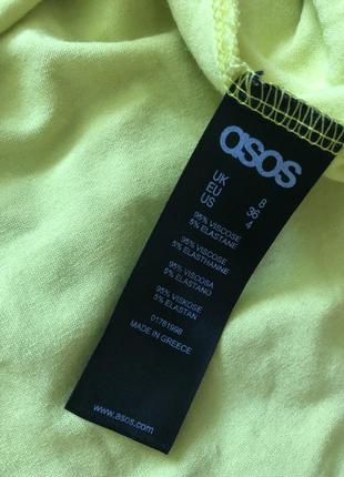 Сукня міді , канаркового кольору , asos5 фото
