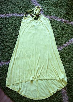Сукня міді , канаркового кольору , asos4 фото