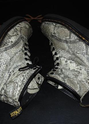 Dr.marten's 1460 ботинки из кожи питона размер 407 фото