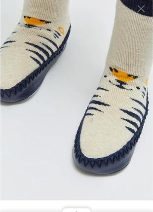Чешки-шкарпетки, пінетки з тигриком1 фото