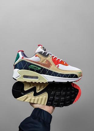 Nike air huarache blue and gold sales