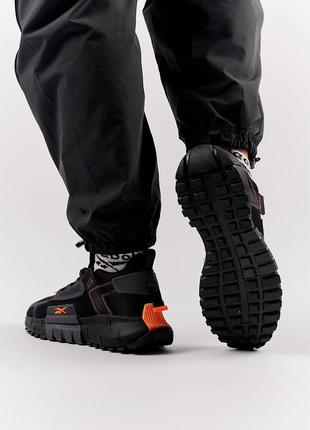 Чоловічі кросівки reebok zig kinetica edge black orange5 фото