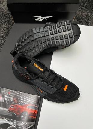 Чоловічі кросівки reebok zig kinetica edge black orange2 фото