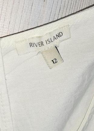 🙂1+1=3 чудова біла натуральна блуза блузка river island, розмір 44 - 469 фото